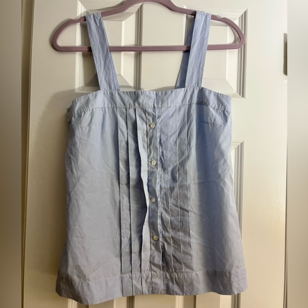 J Crew Striped Coastal Grandma Tank Top